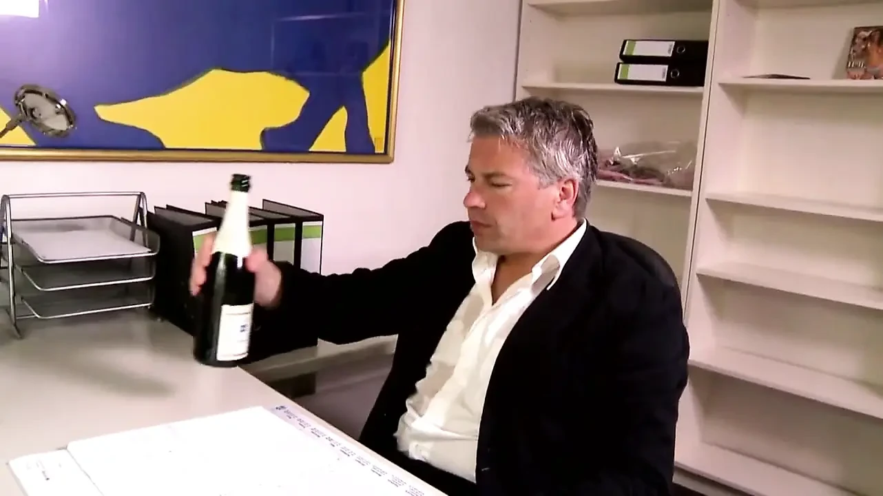 Blonde Babe Ass up Office Toy Play Wild Fuck